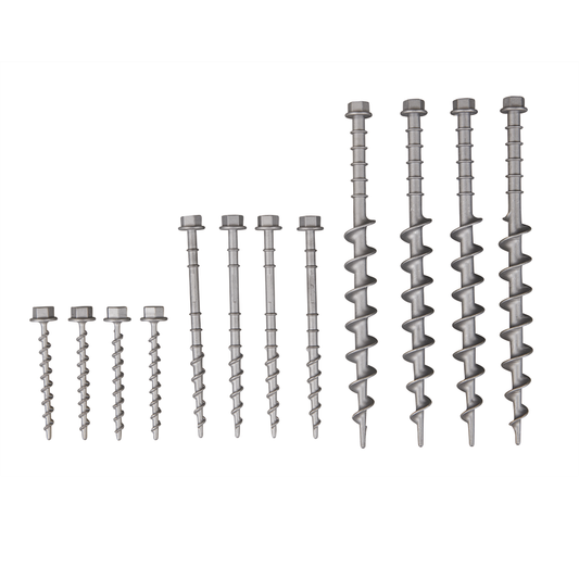Screw-In Aluminium Peg Kit 22 Piece