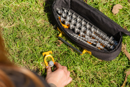 Screw-In Aluminium Peg Kit 22 Piece