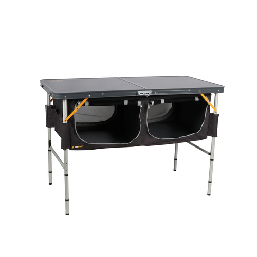 FOLDING TABLE WITH STORAGE