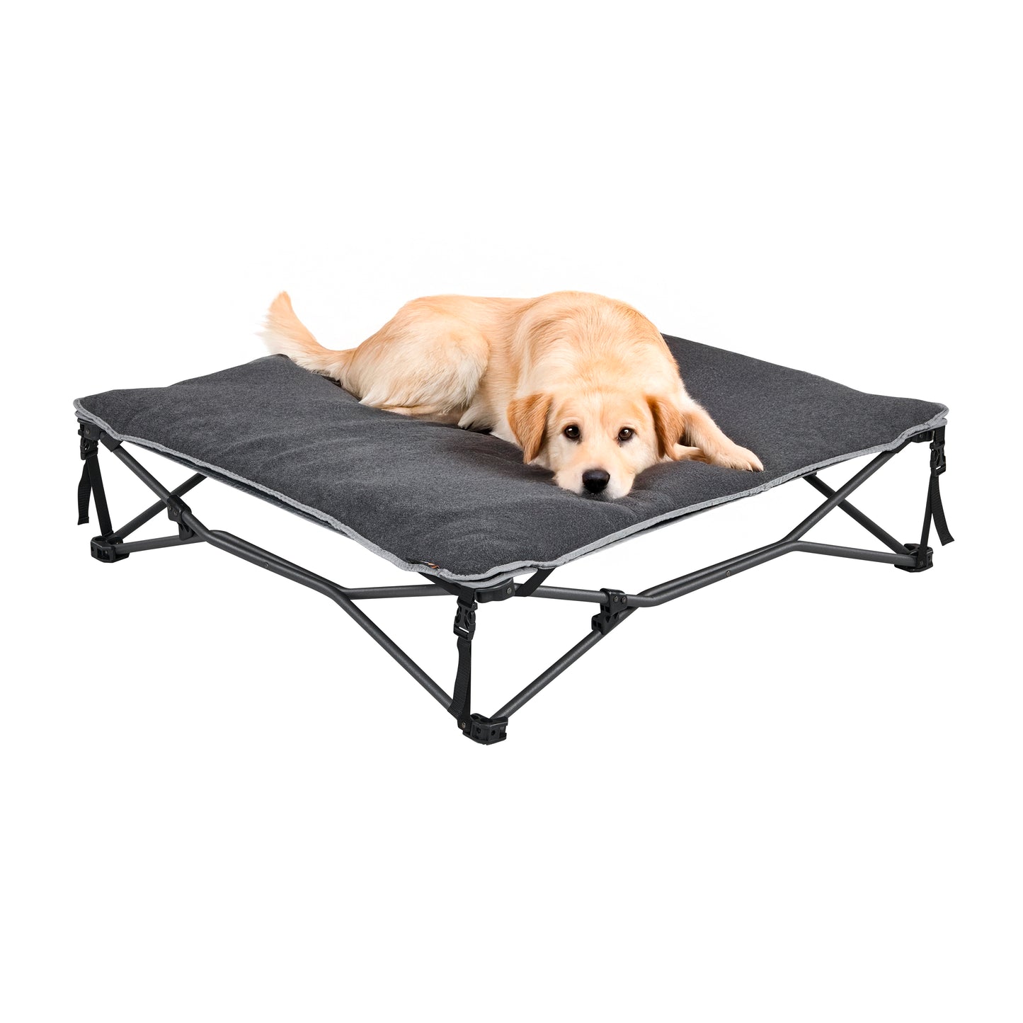 Dog Bed & Fleece Topper Large