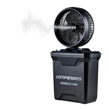 Aerobreeze ProMist 25cm Oscillating Misting Fan