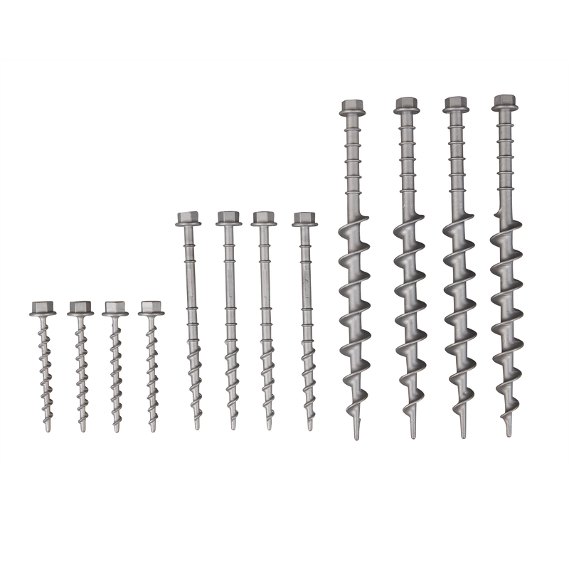 Screw-In Aluminium Peg Kit 22 Piece