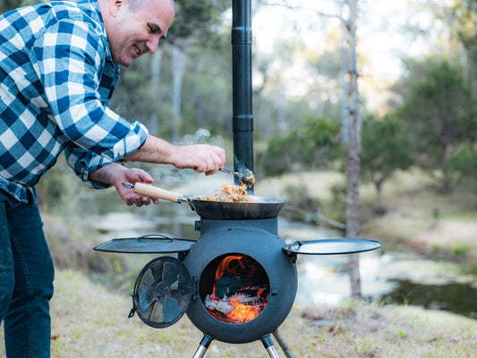 Ozpig Series 2 Portable Wood Fire Stove