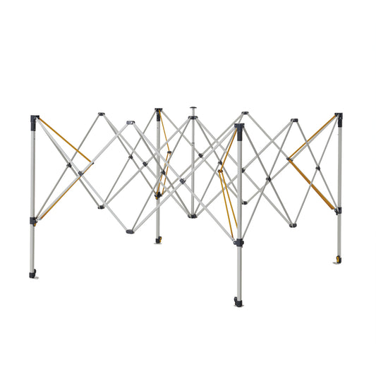 Hydroflow Deluxe 3x3m Gazebo | Heavy Duty Steel Frame | 300D Navy Canopy | Antiponding Bars | HD Wheeled Bag