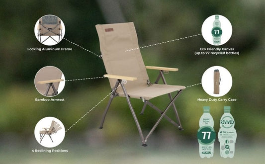 Cape Series Recliner Chair - Tan