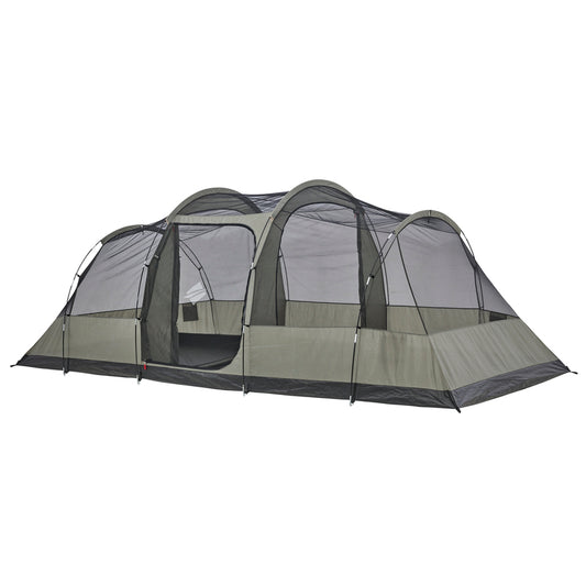 Tasman 10 Person Dome Tent | Full Dome Construction | 3 Room Tent | Heavy Duty PE Floor | Compact Pack Size