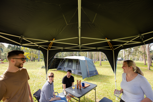 Blockout Deluxe 3x3 Gazebo - Silver