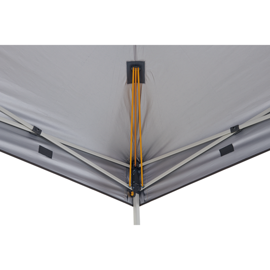 Hydroflow Deluxe 3x3m Gazebo | Heavy Duty Steel Frame | 300D Navy Canopy | Antiponding Bars | HD Wheeled Bag