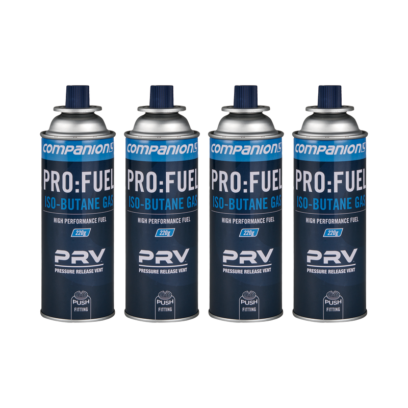 Butane Gas Canister 220g 4 Pack