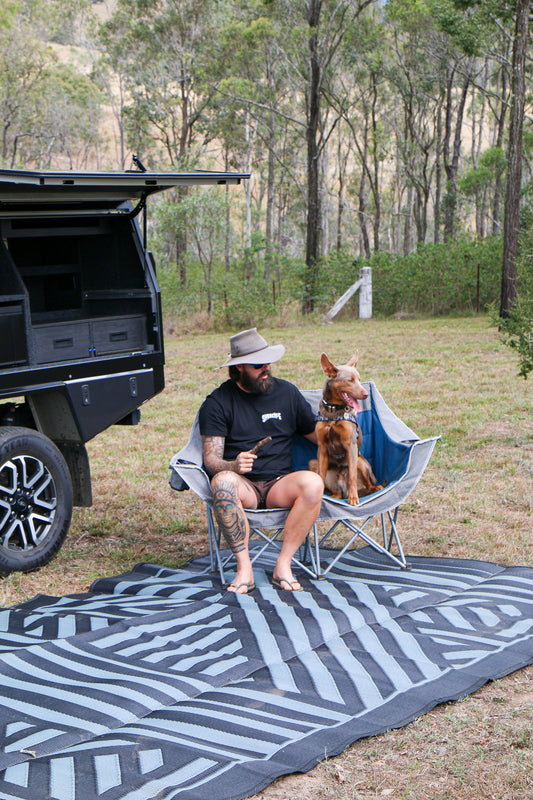 Galaxy 2 Seater Sofa - Blue