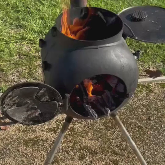 Ozpig Series 2 Portable Wood Fire Stove